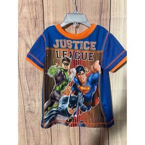 Justice League Boys Pajama Top XS 4/5